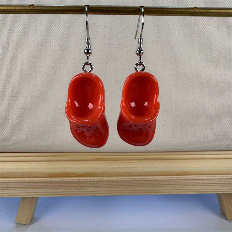 Resin Clogs Dangle Earrings & Accessories Set